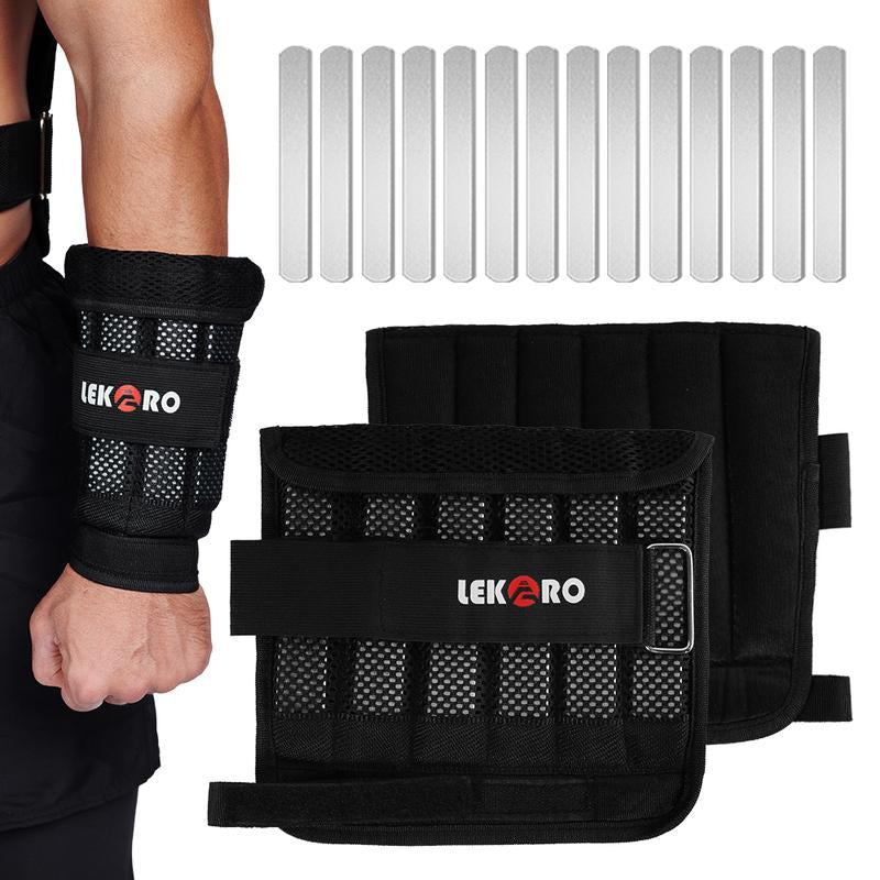 Wrist Arm Weights, Adjustable Wrist Weights, Removable Wrist Ankle Weights for Men Women, for Fitness, Walking, Jogging, Workout, Running, 1Pair 2 Pack,Outdoorfun