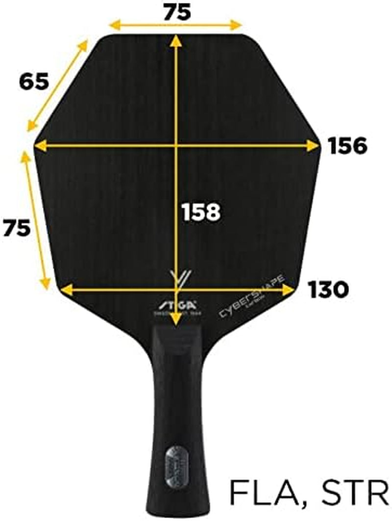 Table Tennis Racquet Cyber Shape Carbon Hexagon