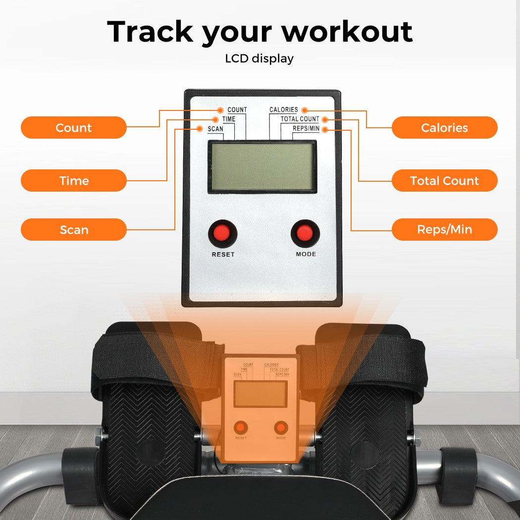 Centra Rowing Machine Rower Hydraulic Resistance Exercise Fitness Gym Cardio
