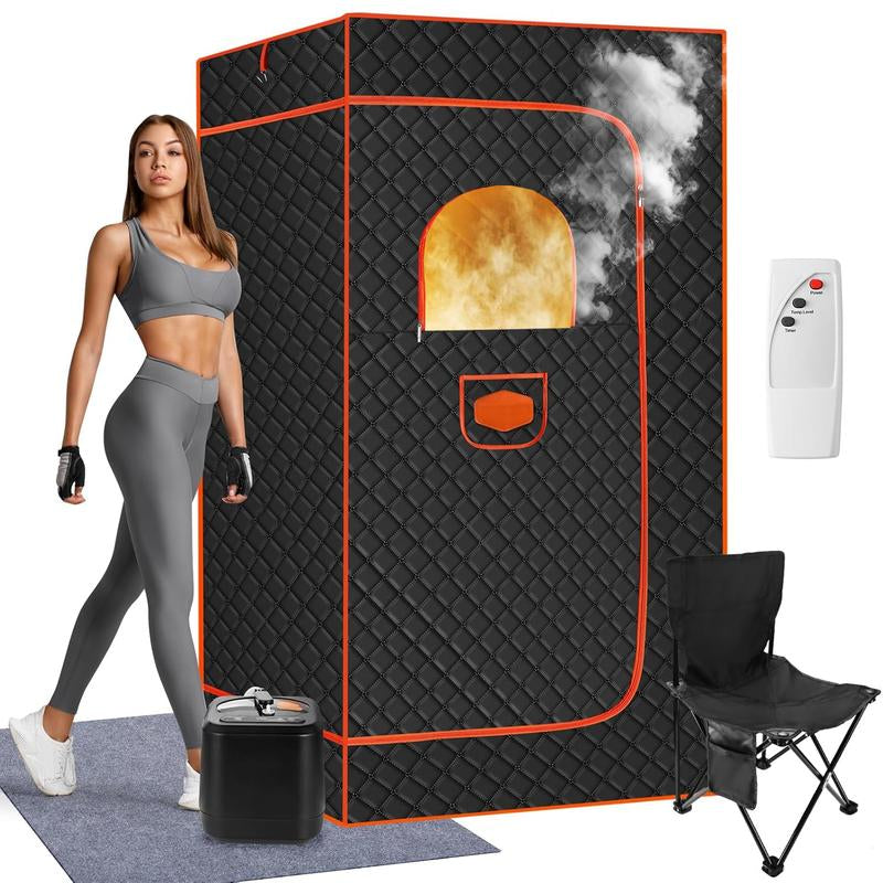 ONEAMG Portable Sauna Box for Home, Personal Steam Nurecover Saunas Heater at Home Use, Indoor Foldable Sauna Tent, Dry Sauna SPA (36X36X71 Inch)