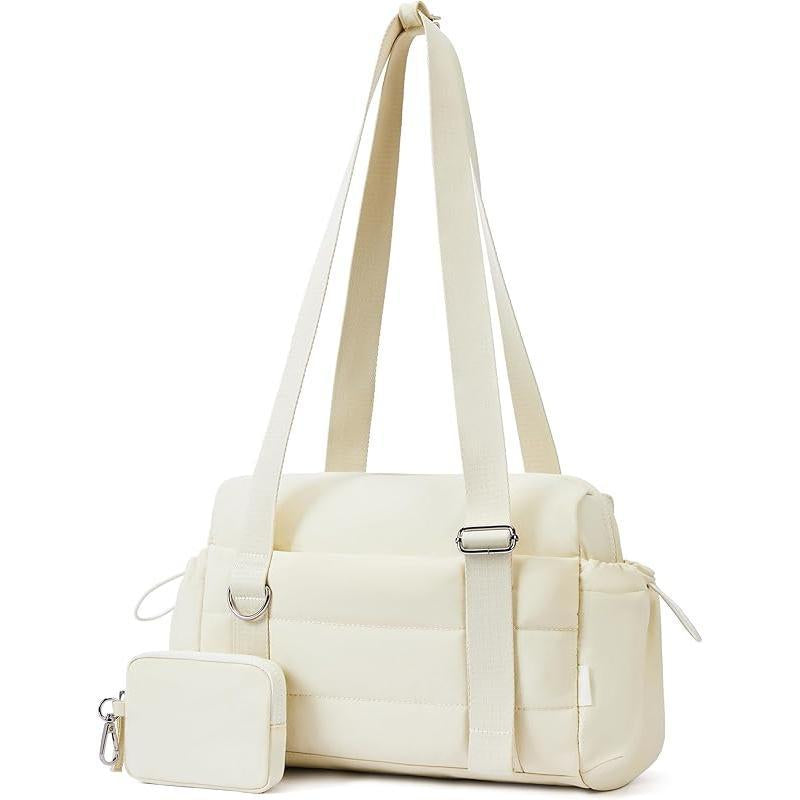 Small Gym Bag for Women 2 Set Mini Gym Duffle Bag with Wet Compartment and Coin Wallet, Gym Tote Bag for Workout/Sport/Travel