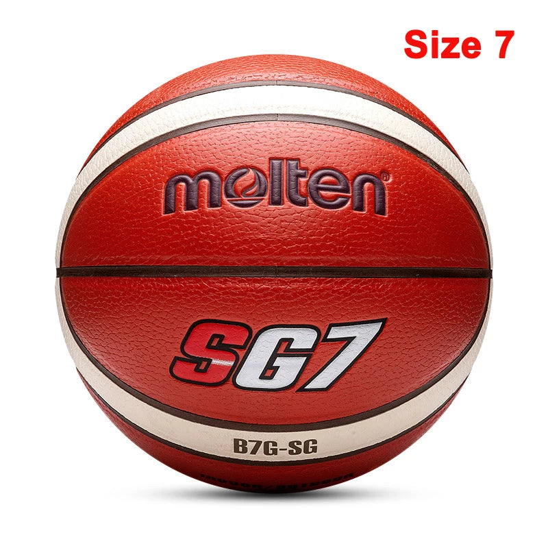 2023 Original Basketball Ball Size 7/6/5 High Quality PU Wear-Resistant Match Training Outdoor Indoor Men Basketbol Topu
