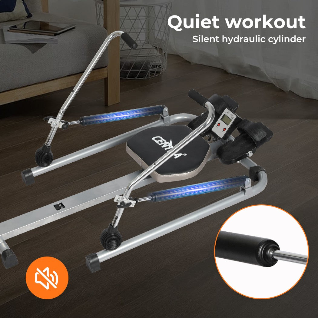 Centra Rowing Machine Rower Hydraulic Resistance Exercise Fitness Gym Cardio