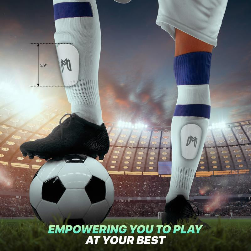 Medicaptain Miniguards - Mini Shin Gaurds/Pads for HIGH LEVEL PLAYERS - MEN, WOMEN, TEENS - Tiny Shin Guards Optimized for Speed and Lightweight Feel