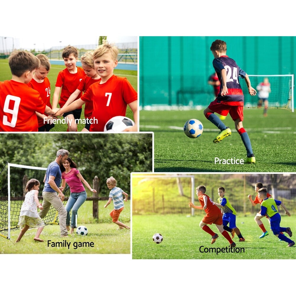 Everfit Portable Soccer Football Goal Net Kids Outdoor Training Sports 3.6M