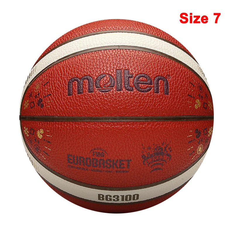 2022 Original Basketball Ball Size 7/6/5 High Quality PU Wear-Resistant Match Training Outdoor Indoor Men Basketbol Topu