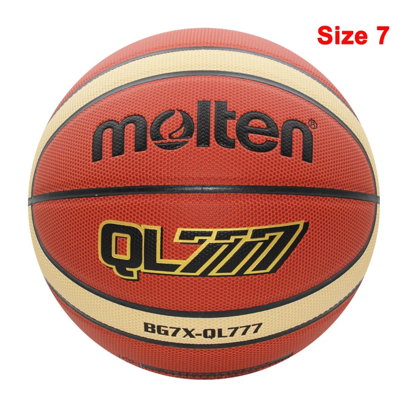 2023 Original Basketball Ball Size 7/6/5 High Quality PU Wear-Resistant Match Training Outdoor Indoor Men Basketbol Topu