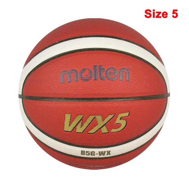2022 Original Basketball Ball Size 7/6/5 High Quality PU Wear-Resistant Match Training Outdoor Indoor Men Basketbol Topu