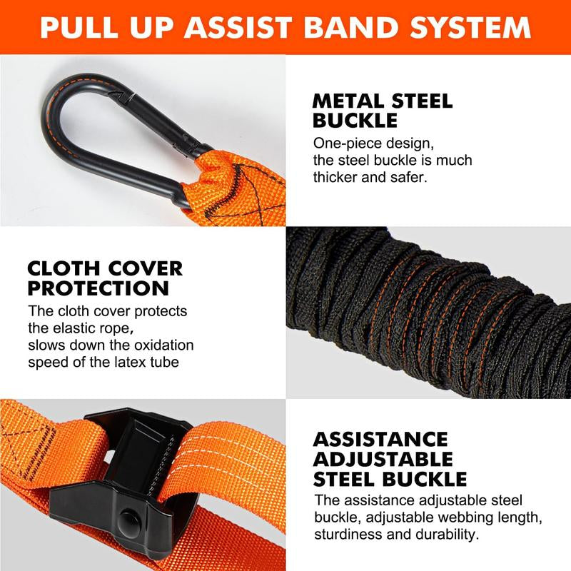 Pull up Assist Band, 1 Set Adjustable Weight Knee Support Strength Training, Strength Training Equipment for Home Gym Workout, Stretch Rope, Workout Equipment, Workout Straps
