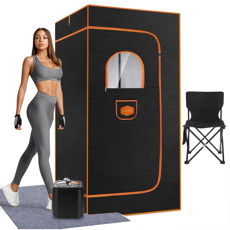 ONEAMG Portable Sauna Box for Home, Personal Steam Nurecover Saunas Heater at Home Use, Indoor Foldable Sauna Tent, Dry Sauna SPA (36X36X71 Inch)