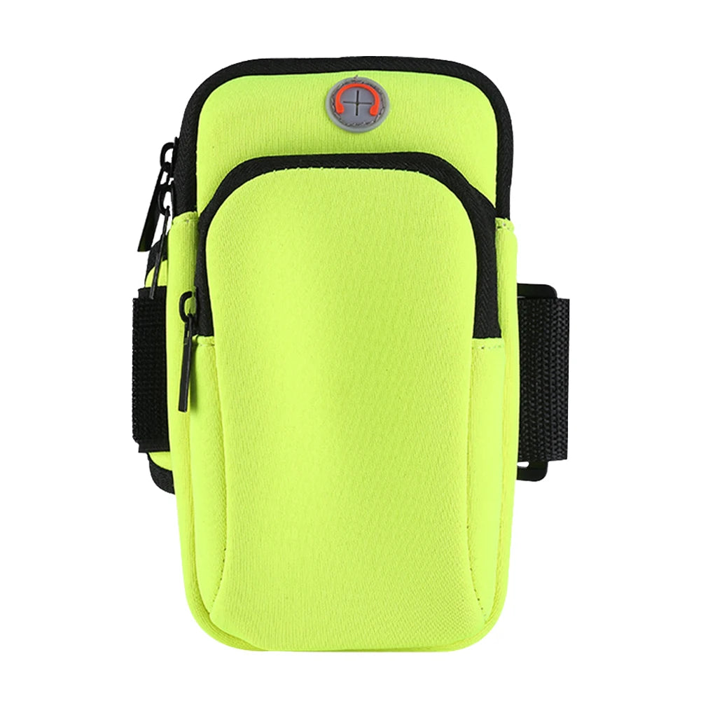 Waterproof Armband Sport Phone Case for Running Arm Phone Holder Sports Mobile Bag Hand Running Fitness Pouch under 6.5" 7.2"