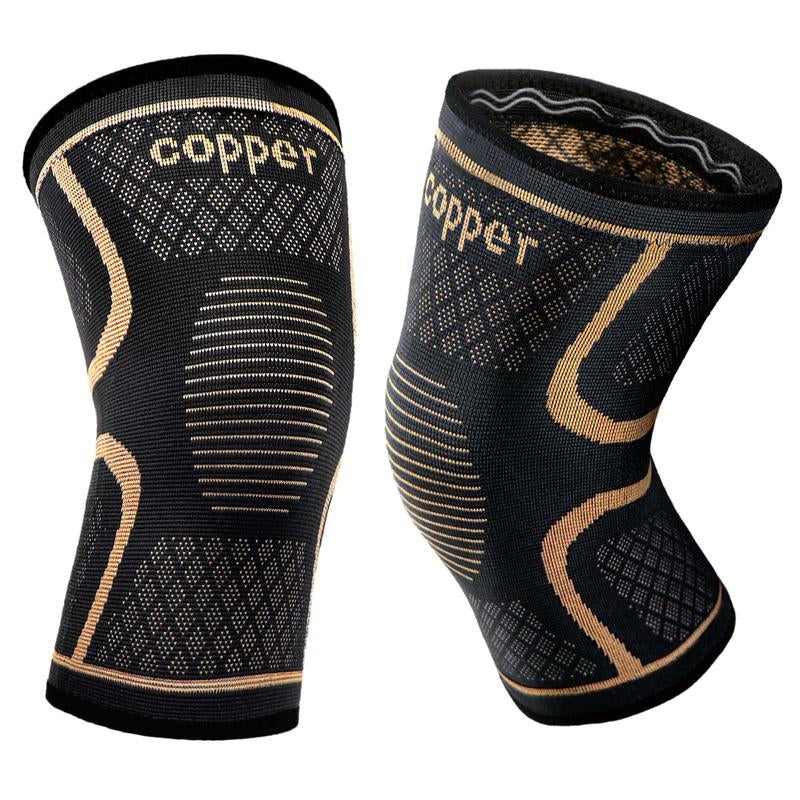 1 Pair 3D Knitted Sports Knee Sleeves for Men and Women Hiking, Volleyball, Cycling, Running, Knee Pads