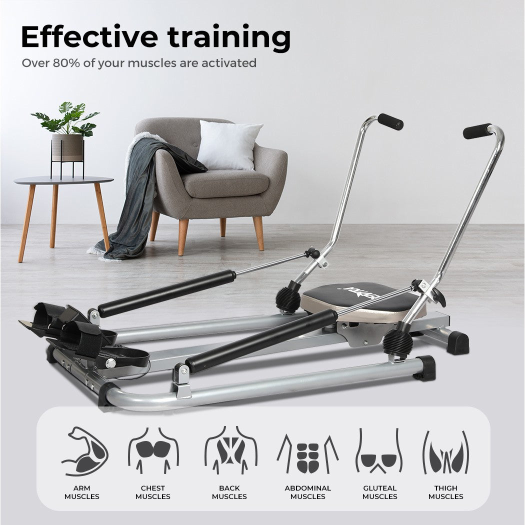 Centra Rowing Machine Rower Hydraulic Resistance Exercise Fitness Gym Cardio