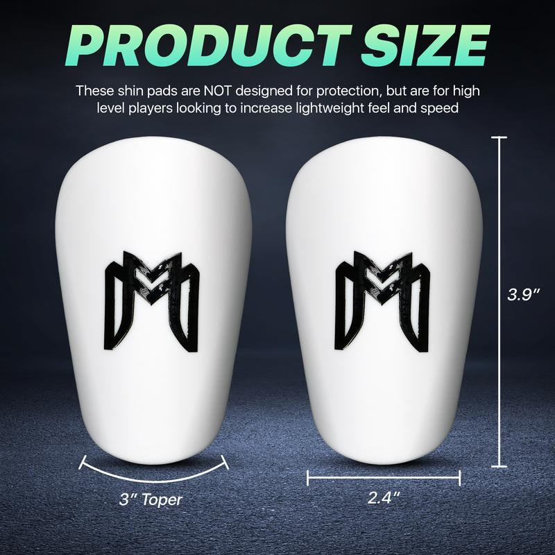 Medicaptain Miniguards - Mini Shin Gaurds/Pads for HIGH LEVEL PLAYERS - MEN, WOMEN, TEENS - Tiny Shin Guards Optimized for Speed and Lightweight Feel