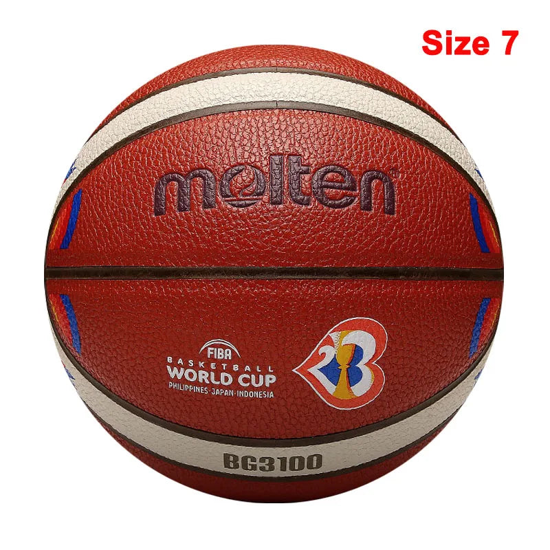 2023 Original Basketball Ball Size 7/6/5 High Quality PU Wear-Resistant Match Training Outdoor Indoor Men Basketbol Topu