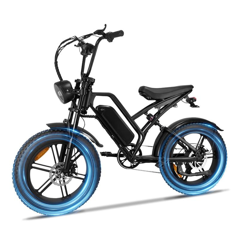 Fat Tire E-Bike with 48V 700WH Battery | 25MPH Speed | 28-Mile Range | 20-Inch Electric Bike for Adults | Commuter Ride | E BIKE Bicicleta Electrica 2025 Cycling Bikes E Bike