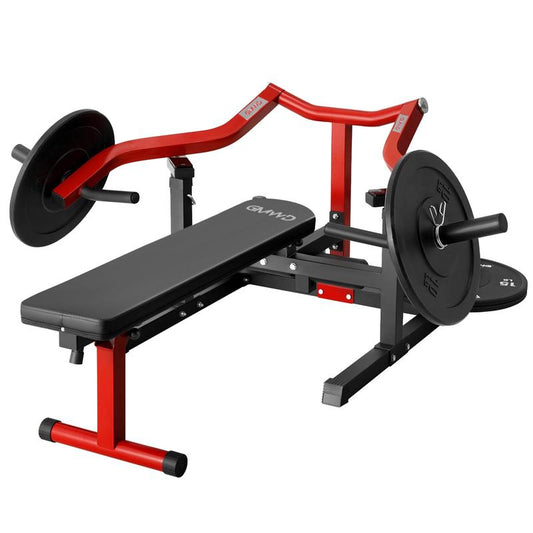 【Fathersdaygift】Chest Press Machine, 1050LBS Bench Press Machine with Independent Converging Arms, Adjustable Flat Incline Bench for Chest, AB Workouts, Shoulder Home Gym Equipment