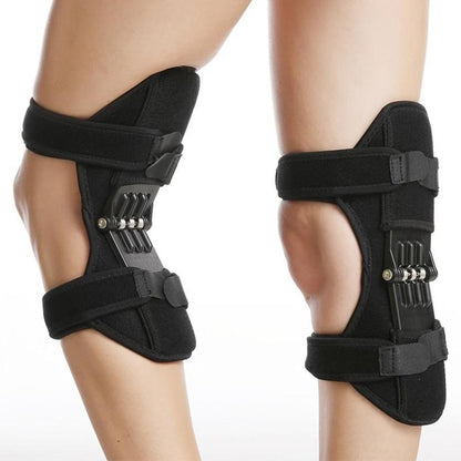 Knee Support Brace with 4 Springs, Knee Brace for Men & Women, Universal Sports Knee Pads for Running Jogging Cycling