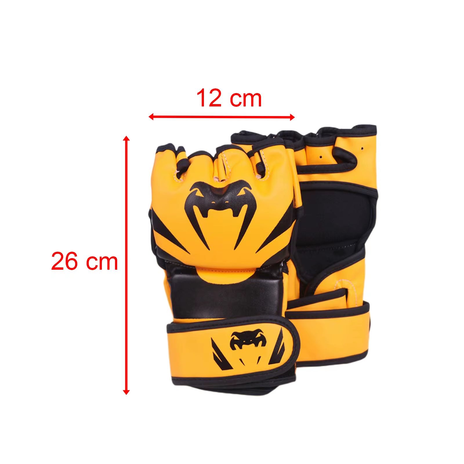 Mma Gloves Sparring Gear Kickboxing Gloves Portable Wear Resistant Half Finger