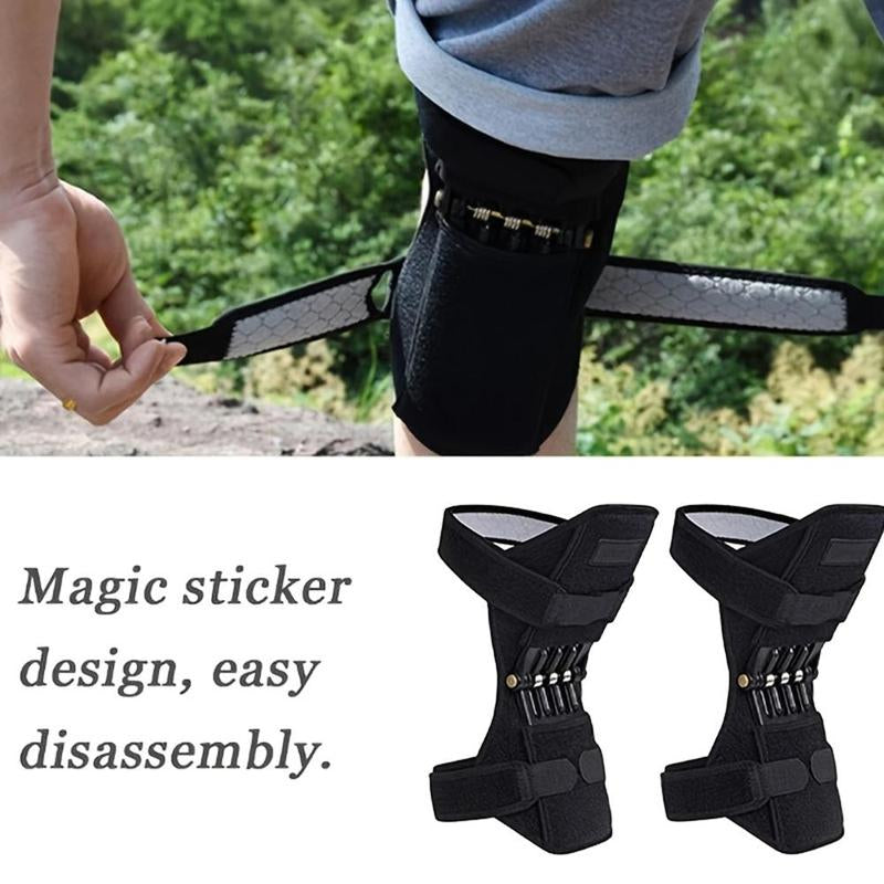 Knee Support Brace with 4 Springs, Knee Brace for Men & Women, Universal Sports Knee Pads for Running Jogging Cycling