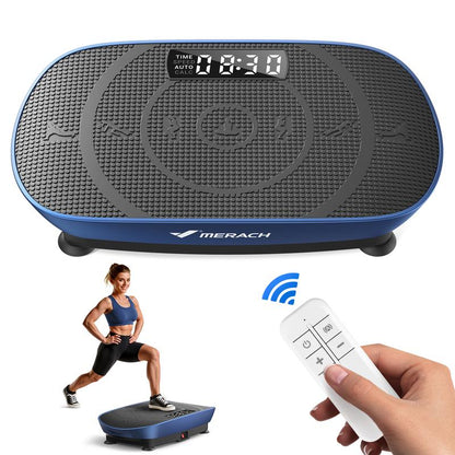 MERACH Slim Vibration Plate Exercise Machine, Lymphatic Drainage Machine, Whole Body Workout Vibration Platform for Wellness and Fitness