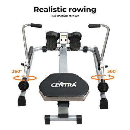 Centra Rowing Machine Rower Hydraulic Resistance Exercise Fitness Gym Cardio