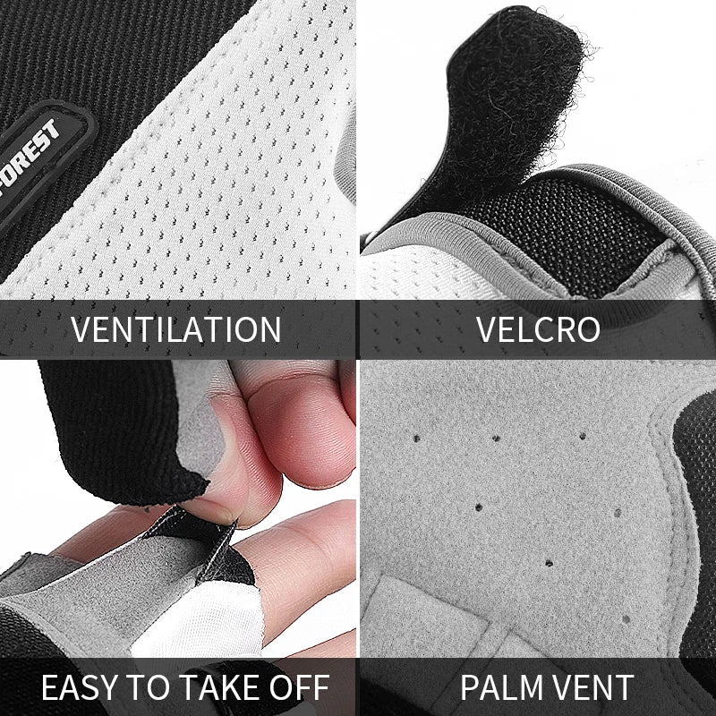 Half Finger Gym Training Gloves Fitness Weight Lifting Men Women Summer Cycling MTB Bike Motorcycle Gloves Shockproof GEL Pad