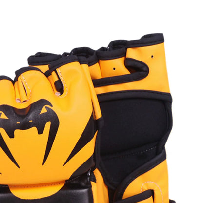 Mma Gloves Sparring Gear Kickboxing Gloves Portable Wear Resistant Half Finger