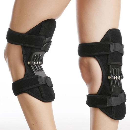 Knee Support Brace with 4 Springs, Knee Brace for Men & Women, Universal Sports Knee Pads for Running Jogging Cycling