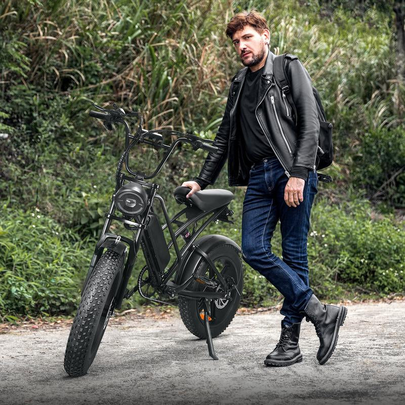Fat Tire E-Bike with 48V 700WH Battery | 25MPH Speed | 28-Mile Range | 20-Inch Electric Bike for Adults | Commuter Ride | E BIKE Bicicleta Electrica 2025 Cycling Bikes E Bike