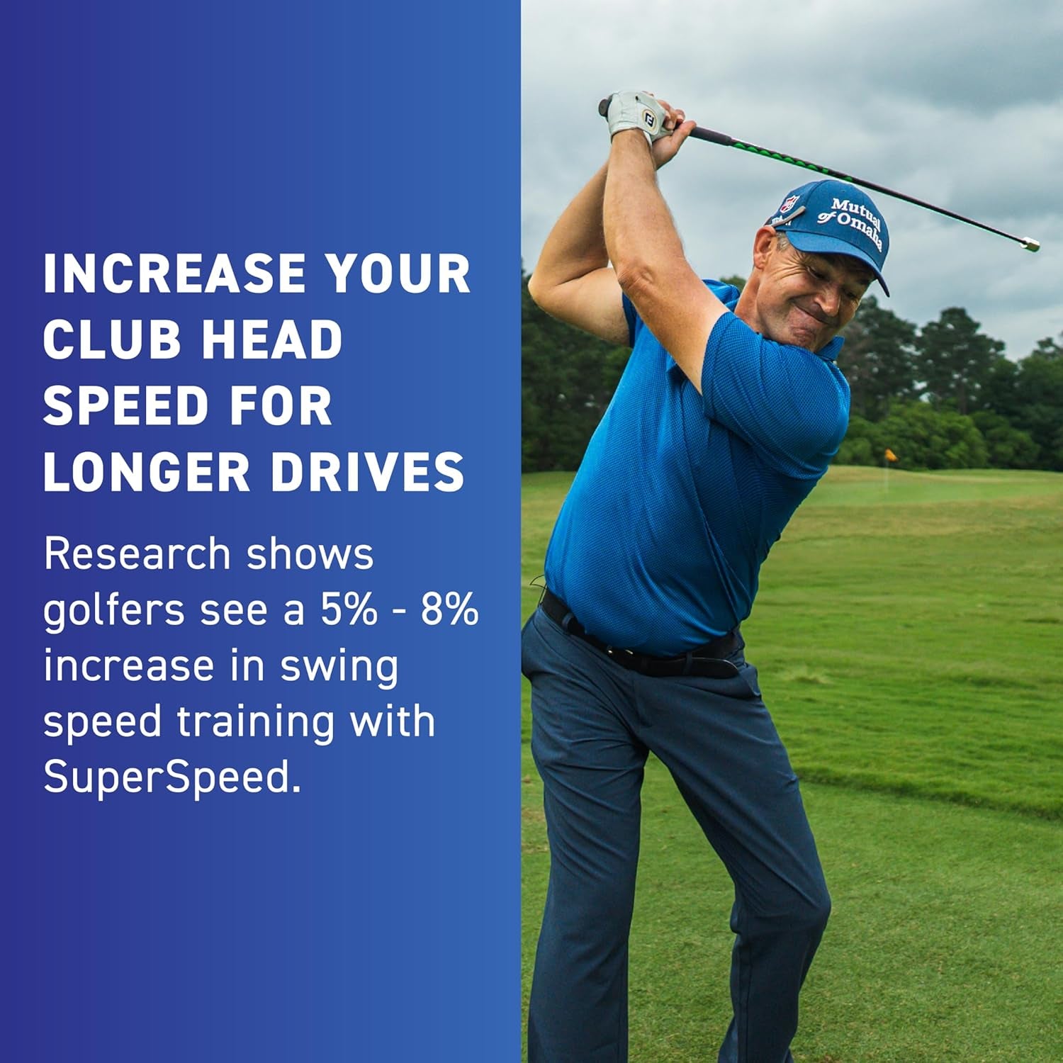 Golf Swing Speed Training Aid, Green, Blue, Red, Men'S System