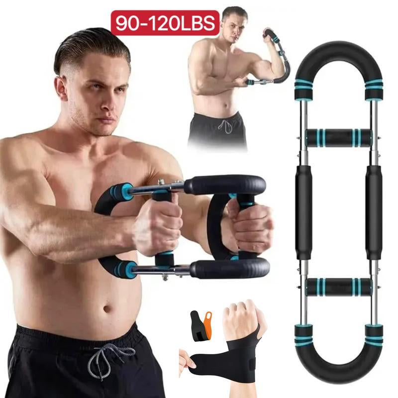 Golden Peak US Arm Trainer Chest Workout Strengthen Chest and Arm Muscles Men'S Fitness Trainer Detachable Portable Spring Resistance Home Fitness Equipment Springtok【Paired with Wrist Kit Gloves】