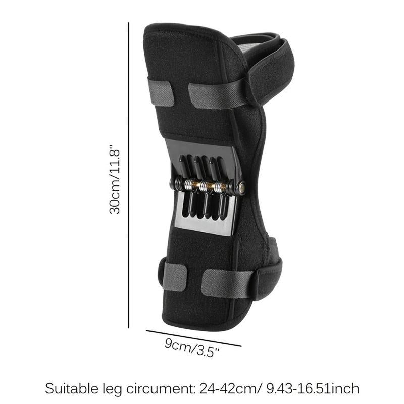 Knee Support Brace with 4 Springs, Knee Brace for Men & Women, Universal Sports Knee Pads for Running Jogging Cycling