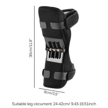 Knee Support Brace with 4 Springs, Knee Brace for Men & Women, Universal Sports Knee Pads for Running Jogging Cycling
