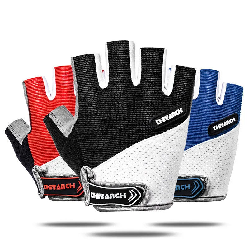 Half Finger Gym Training Gloves Fitness Weight Lifting Men Women Summer Cycling MTB Bike Motorcycle Gloves Shockproof GEL Pad