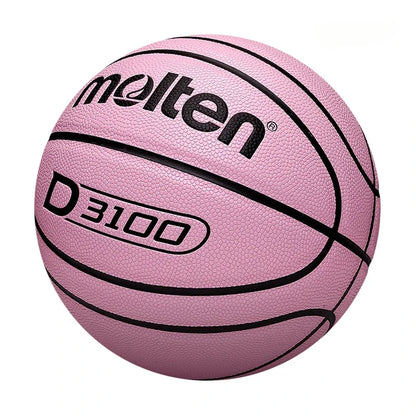 Size 5 6 7 Basketball Black Gold PU Outdoor Indoor Balls Women Youth Man Match Training Basketalls Free Air Pump Bag