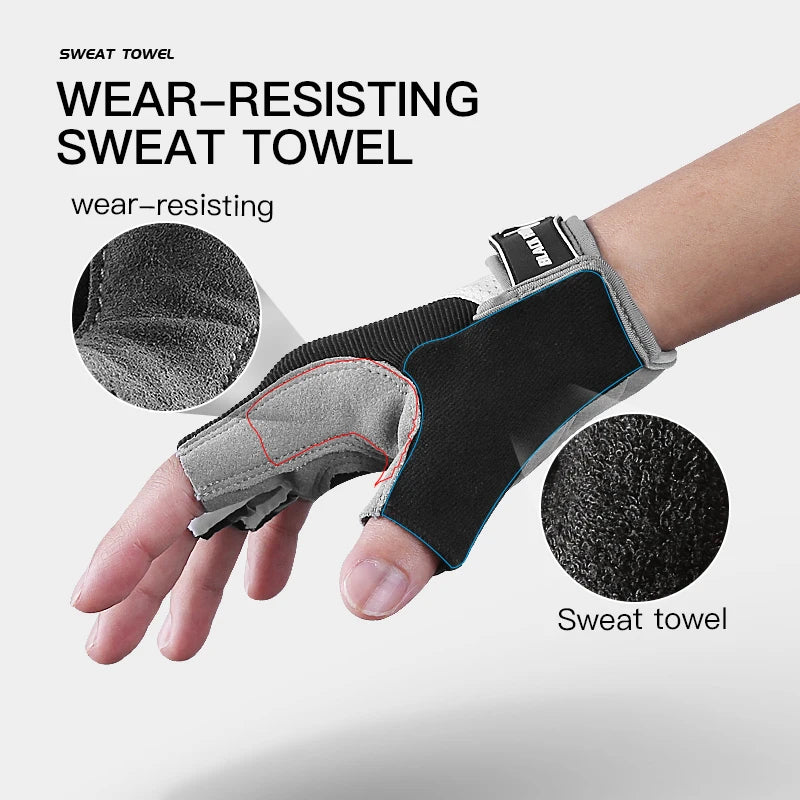 Half Finger Gym Training Gloves Fitness Weight Lifting Men Women Summer Cycling MTB Bike Motorcycle Gloves Shockproof GEL Pad