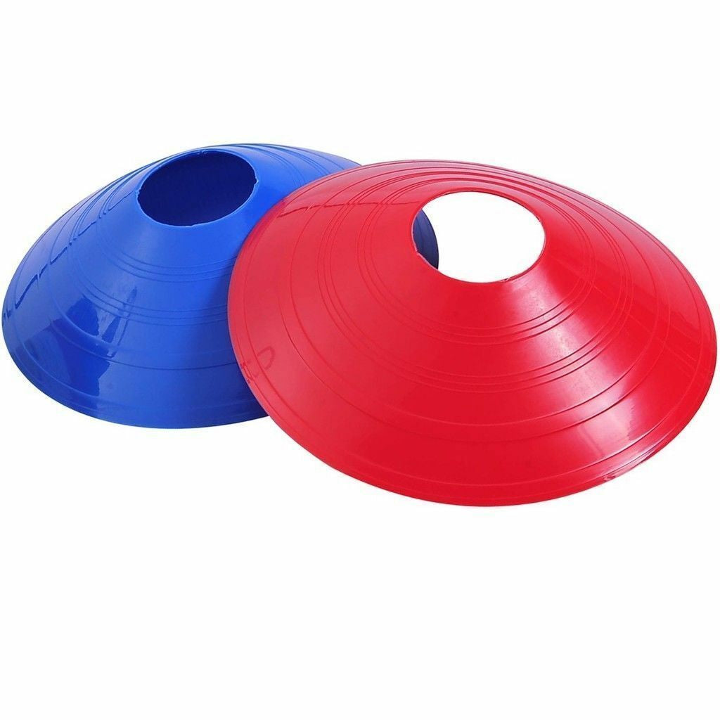 60 Pack Training Discs Markers Cones Soccer Rugby Fitness Exercise Sports