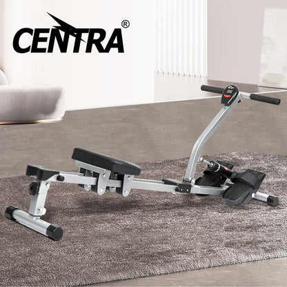 Centra Hydraulic Rowing Machine 12 Levels Resistance Cardio Exercise Fit Home