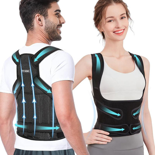 Fit Geno Posture Corrector Improves Posture, Reduces Hunchback, and Offers Comfortable Support. Perfect for Sports, Outdoor Activities, and Gifts. Healthcare for Man and Woman