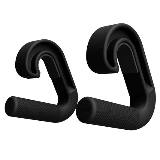 Pull up Hand Grip Ergonomic Hook Type Fitness Handle Gym Deadlift Pull down Grips Versatile Weights Roating Feet Exerciser