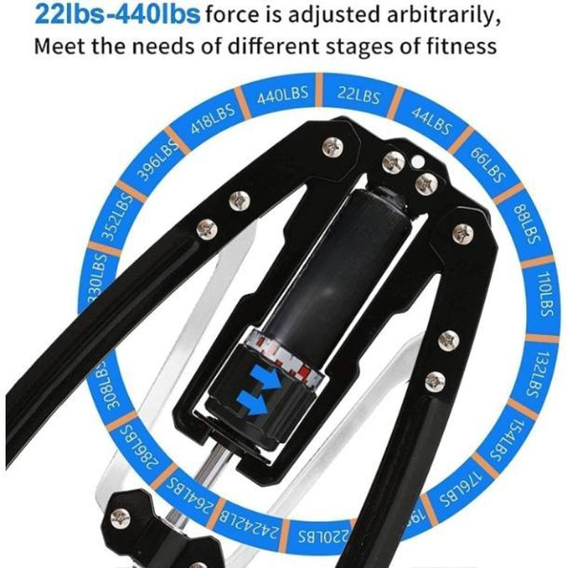 [LIMITED TIME DEAL] Arm Exerciser, Arm Muscle Training Machine, Adjustable Hydraulic Pressure 22-440Lbs, Power Twister Bar Adjustable Fitness Equipment for Men and Women-Exercise Biceps, Pectoral Muscles