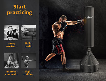 Centra Boxing Punching Bag Free Standing Speed Bag Dummy UFC Kick Training 170Cm