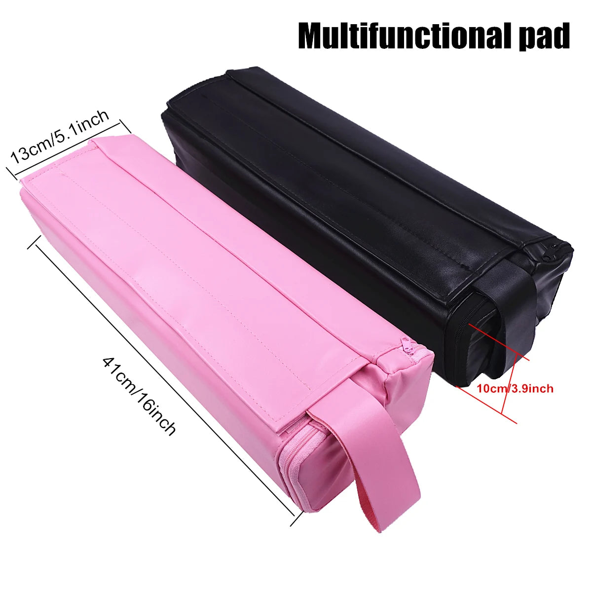 Gym Thick Foam Hip Thrusts Pad PU Leather Cover Bodybuilding Crossfit Weightlifting Squat Biceps Workout Anti-Slip Barbell Pad