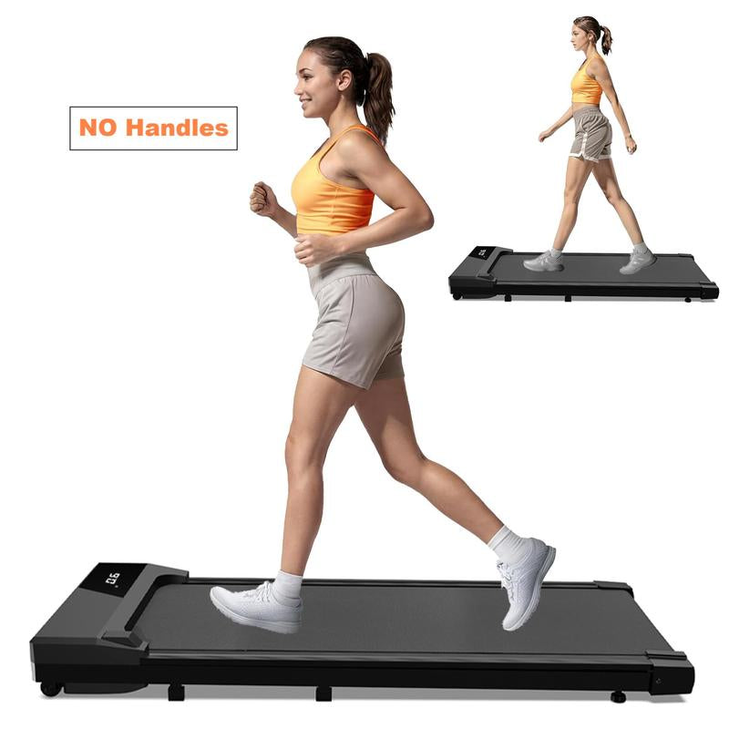 [SAYGOGO] 2 in 1 Treadmill with Handles,Walking Pad, 2.5HP under Desk Treadmill with Remote Control & LED Display, Quiet Desk Treadmill for Compact Space, Portable Walking Pad for Home/Office Use