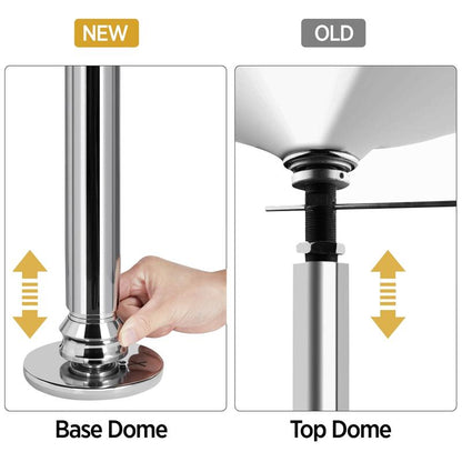 【Heavy Duty】Yaheetech 45Mm Portable Dance Pole Spinning Static Dancing Pole for Home Portable Removable Home Dancing Pole, Height Adjustable 7'-9',#Fathersdaygift