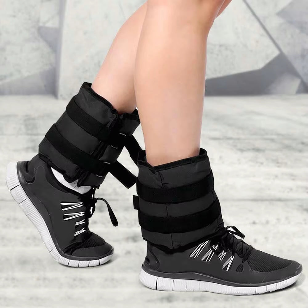 2Kg Double Sided Ankle Wrist Weights for Home Gym Yoga Fitness Training