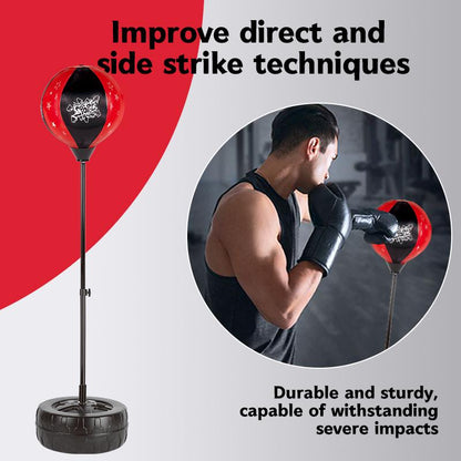 Punching Bag for Ages 3-8 Years Old Kids - Height Adjustable Boxing Bag with Boxing Gloves, Sport Toy for Boys & Girls, Ideal Christmas Birthday Gift