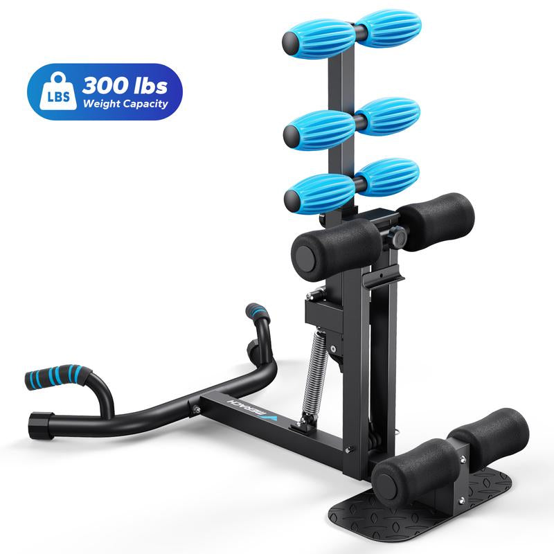 MERACH Deep Squat Machine, Adjustable Glutes Workout for Home Gym Workout Training, Sit up Machine for Abs and Muscle Building, Abdominal Bench, Push up Fitness Equipment, Outdoorfun