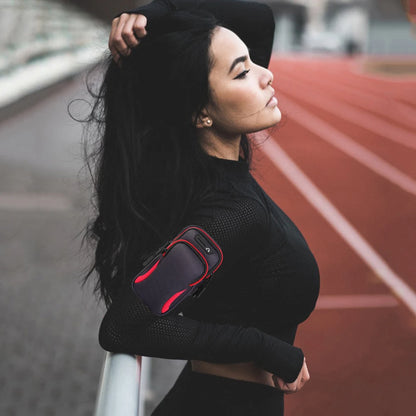 Waterproof Armband Sport Phone Case for Running Arm Phone Holder Sports Mobile Bag Hand Running Fitness Pouch under 6.5" 7.2"